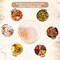 Trendables Plastic Plates for Party Fancy Plastic Dinner Plates For Guest 7.5 inch Dessert Plates & 10 Inch Thin Delicate Disposable Dinnerware Charger Plate Set